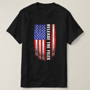 Camiseta Liberar los archivos de American Flag Vintage