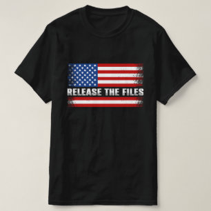 Camiseta Liberar los archivos de American Flag Vintage
