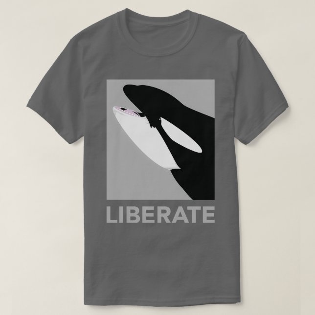 Camiseta Liberar Orca (Diseño del anverso)