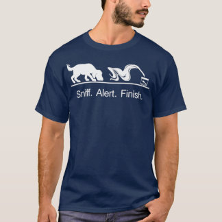 Camiseta Liberar trabajo de nariz canina