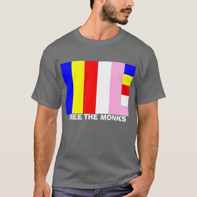 CAMISETA LIBERE A LOS MONJES (Anverso)