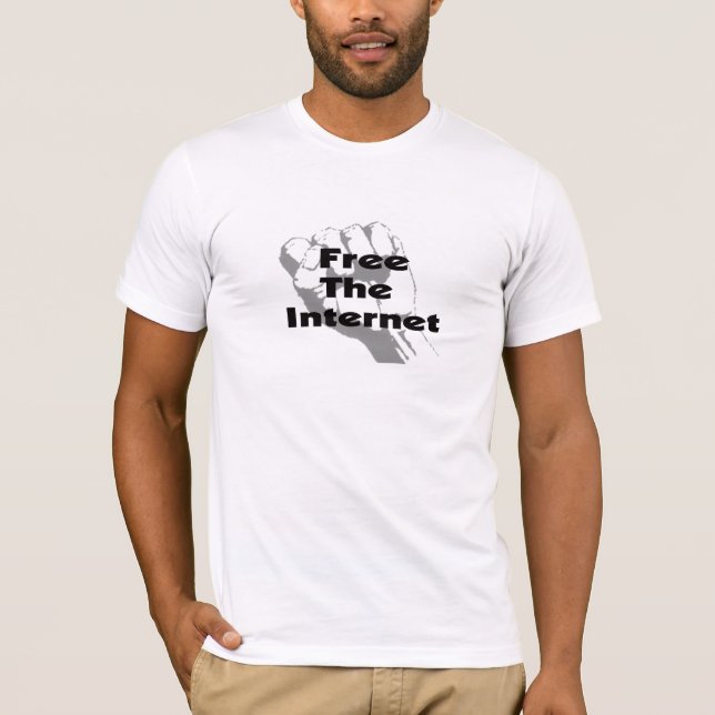 Camiseta Libere el Internet (Anverso)
