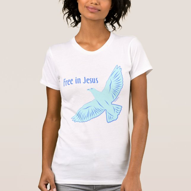 Camiseta Libere en Jesús (la luz) (Anverso)
