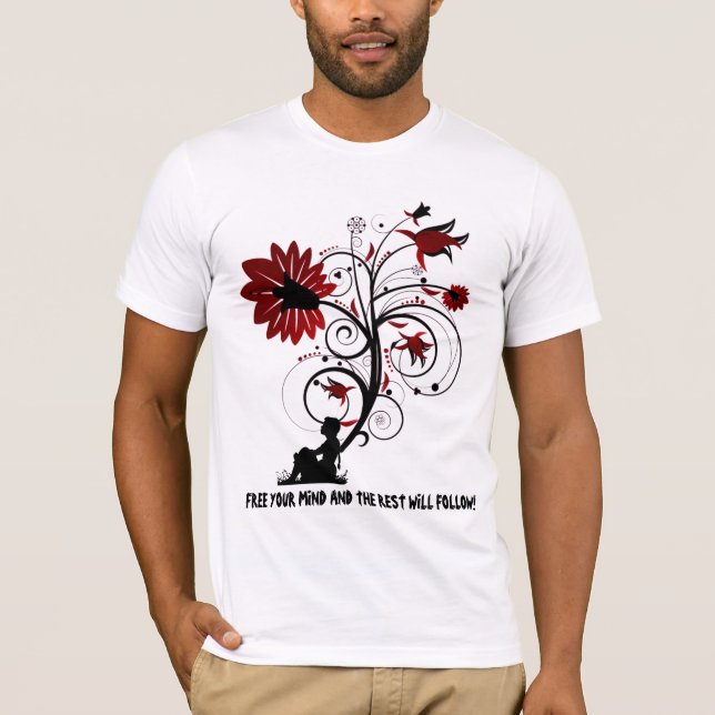 Camiseta Libere su mente (Anverso)