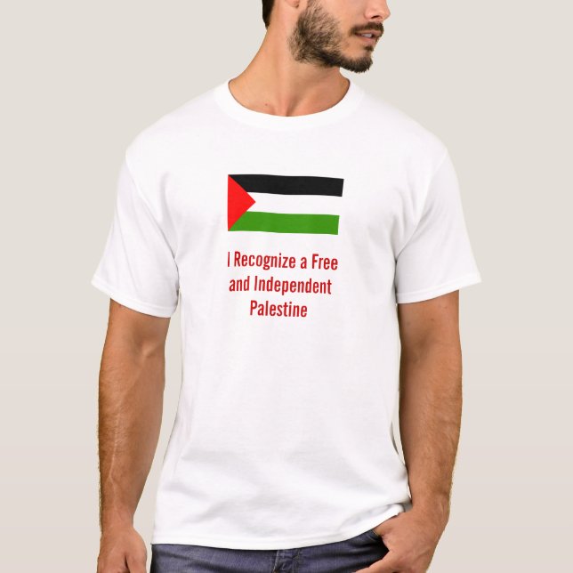 Camiseta LIBERE y PALESTINA INDEPENDIENTE (Anverso)