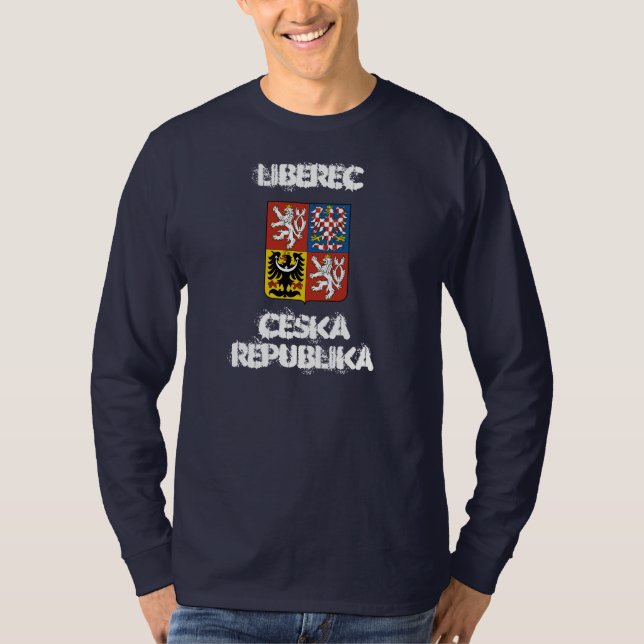 Camiseta Liberec, República Checa con escudo de armas (Anverso)