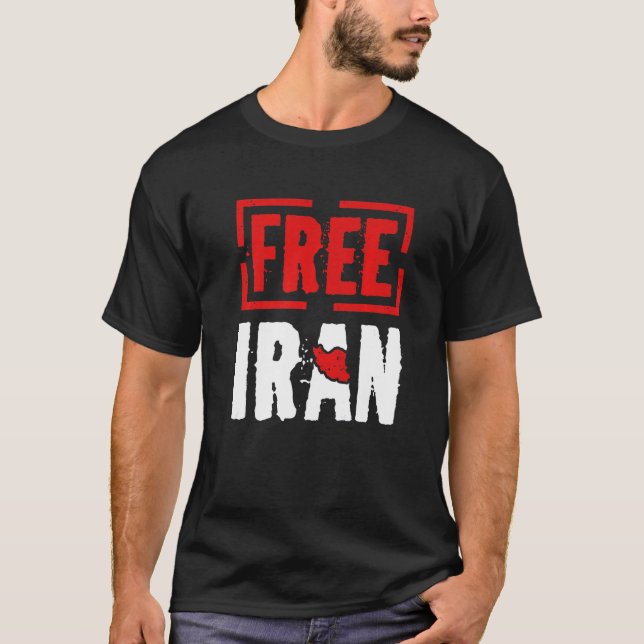 Camiseta Liberen a Irán Libertad Azadi Cito de Amor Persa I (Anverso)
