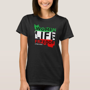Camiseta Liberen a Irán Mujeres por la libertad de vida con