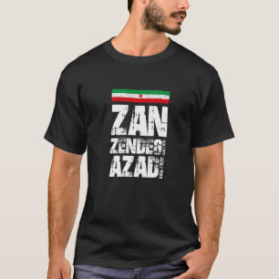 Camiseta Liberen a Irán Zan Zendegi Azadi Irán Libertad Q