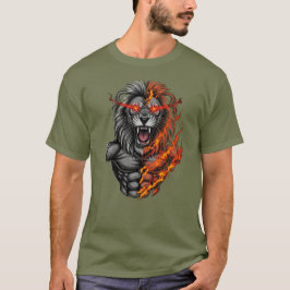 Camiseta Liberen a la Bestia: Furia del león de fuego