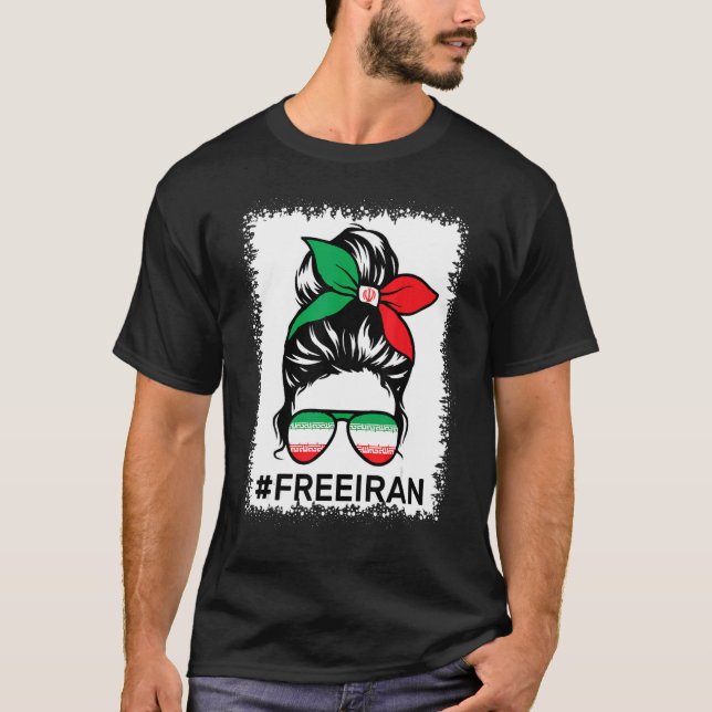 Camiseta Liberen a las mujeres iraníes por la libertad de v (Anverso)