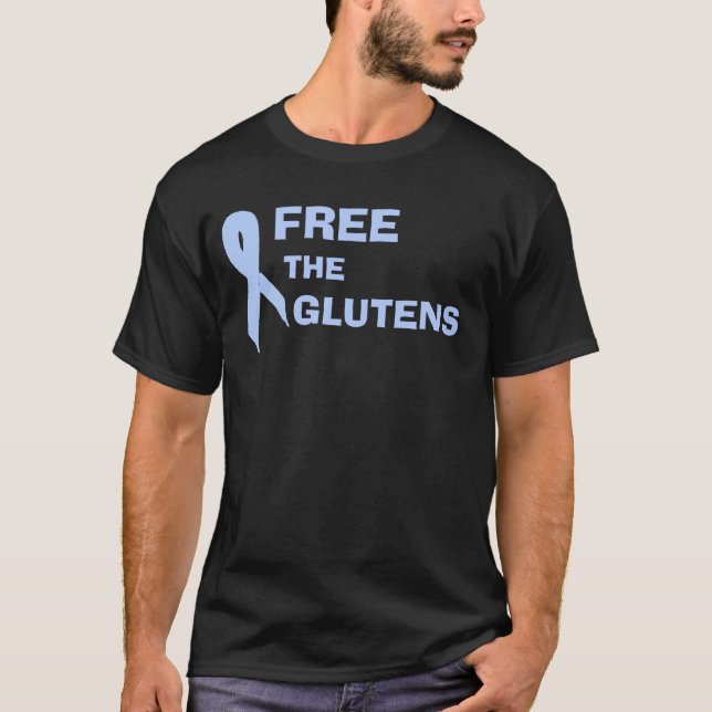 Camiseta ¡Liberen A Los Glutens! (Anverso)