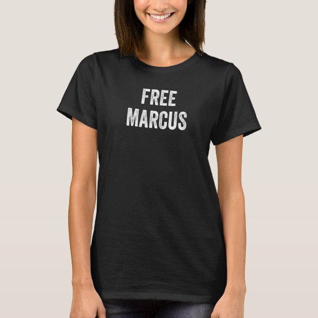 Camiseta Liberen a Marcus Support Marcus de la cárcel L (Anverso)
