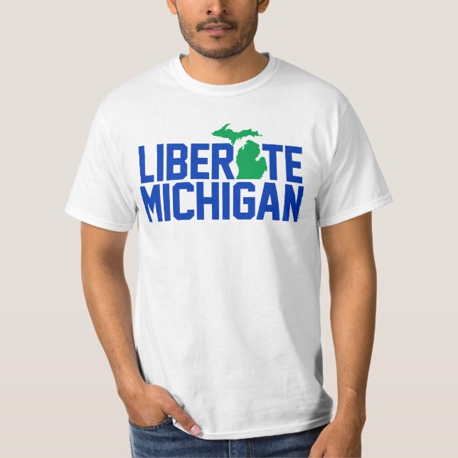 Camiseta Liberen a Michigan (Anverso)