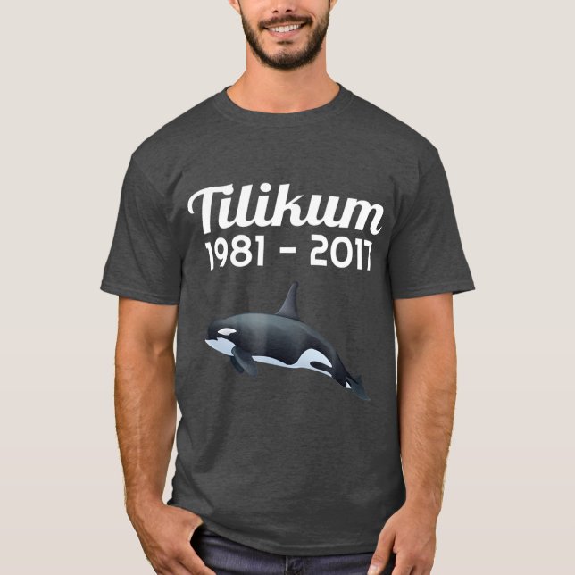 Camiseta Liberen a Tilikum Salven a la ballena asesina de O (Anverso)