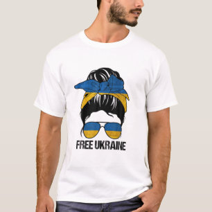 Camiseta Liberen a Ucrania, desordenado apoyo a Ucrania por