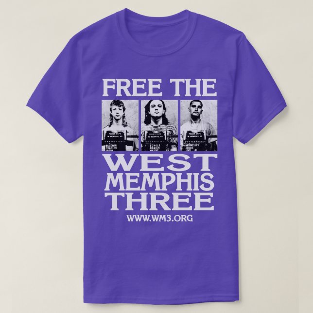 Camiseta Liberen a West Memphis 3 TShirt (Diseño del anverso)