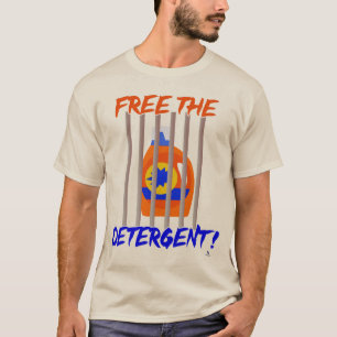 Camiseta Liberen el lema de la lavandería divertida del det