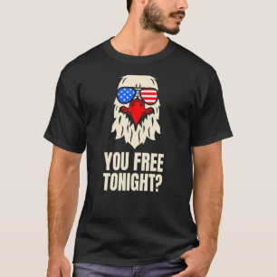 Camiseta Liberen esta noche al águila calva norteamericana 