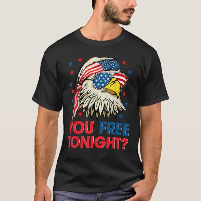 Camiseta Liberen Esta Noche Del Día De La Independencia De  (Anverso)