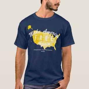 Camiseta Liberen nuevamente a Estados Unidos del Tee Libert