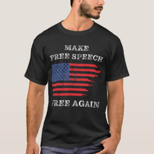 Camiseta Liberen nuevamente la libertad de expresión: Cons