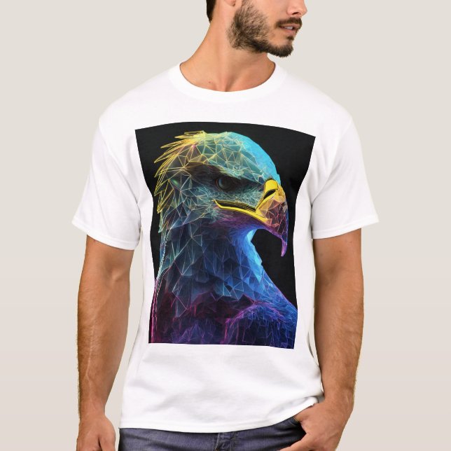 Camiseta "Liberen su Lado Salvaje: Águila De Cristal Fierce (Anverso)