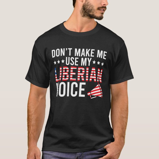Camiseta Liberiana Voz Liberia Roots liberianos (Anverso)
