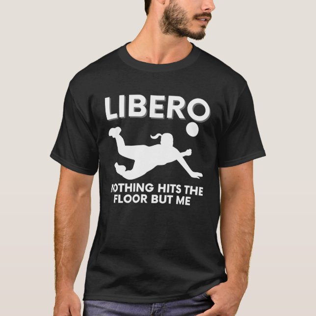 Camiseta Libero Volleyball Player Graphic  1 (Anverso)