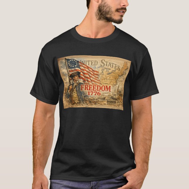 Camiseta libertad 1776 (Anverso)