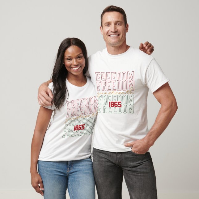 Camiseta Libertad 1865 - Historia negra (Unisexo)