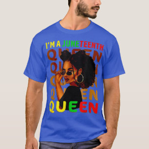 Camiseta Libertad 19 de junio Reina Swag Black Melanin Natu