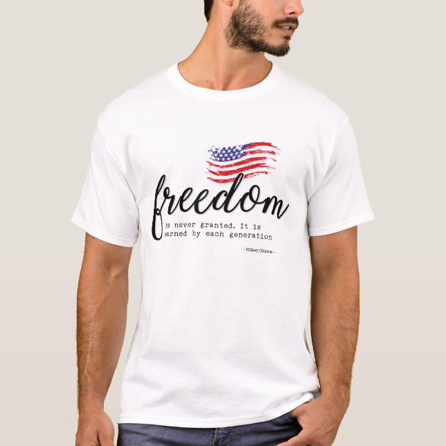 Camiseta Libertad 4 de julio (Anverso)