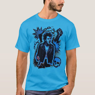 Camiseta Libertad a Través del Caos Gráfica Punk R