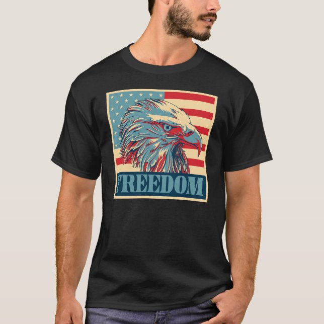 Camiseta Libertad americana (Anverso)