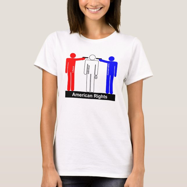 Camiseta ¿Libertad americana? (Anverso)