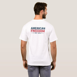 Camiseta Libertad Americana Águila Patriótica 1976