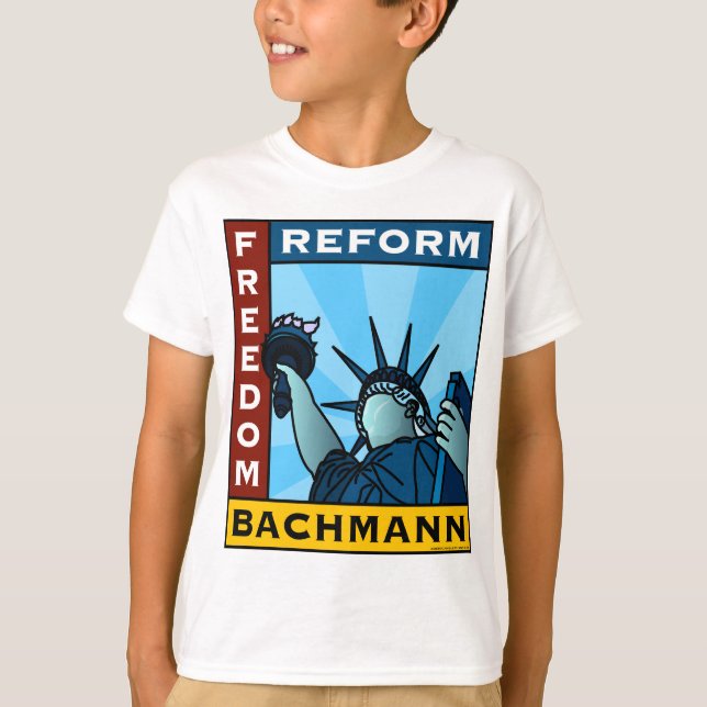 Camiseta Libertad Bachmann de la reforma de la libertad (Anverso)