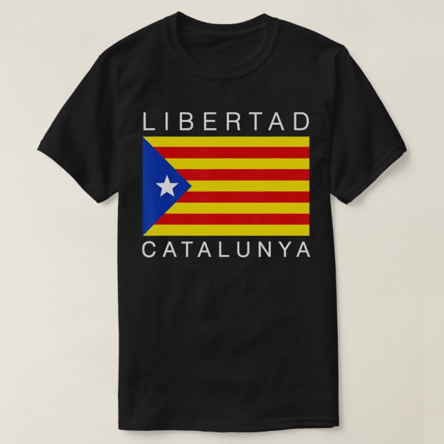 Camiseta Libertad Catalunya Catalan Catalonia Independence  (Diseño del anverso)