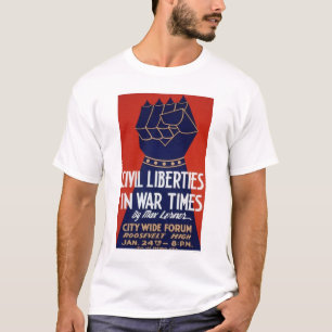 Camiseta Libertad civil WWII WPA 1940
