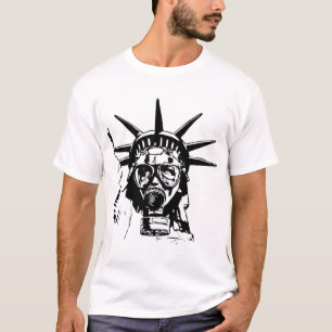 Camiseta LIBERTAD con la careta antigás