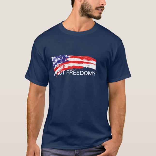 Camiseta ¿Libertad conseguida? (Anverso)