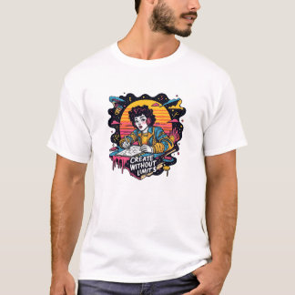 Camiseta Libertad creativa, límites para la escritura blanc