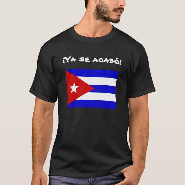Camiseta Libertad cubana de la bandera: ¡Acabo del SE de (Anverso)