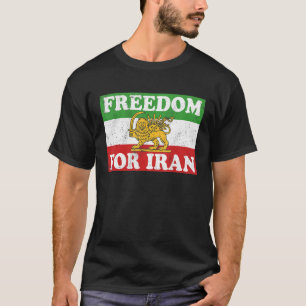 Camiseta LIBERTAD de bandera de león iraní para IRÁN apoya