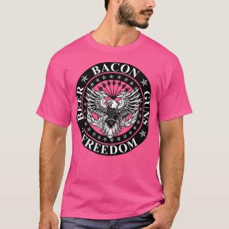 CAMISETA LIBERTAD DE CERVEZA BACON GUNS 1
