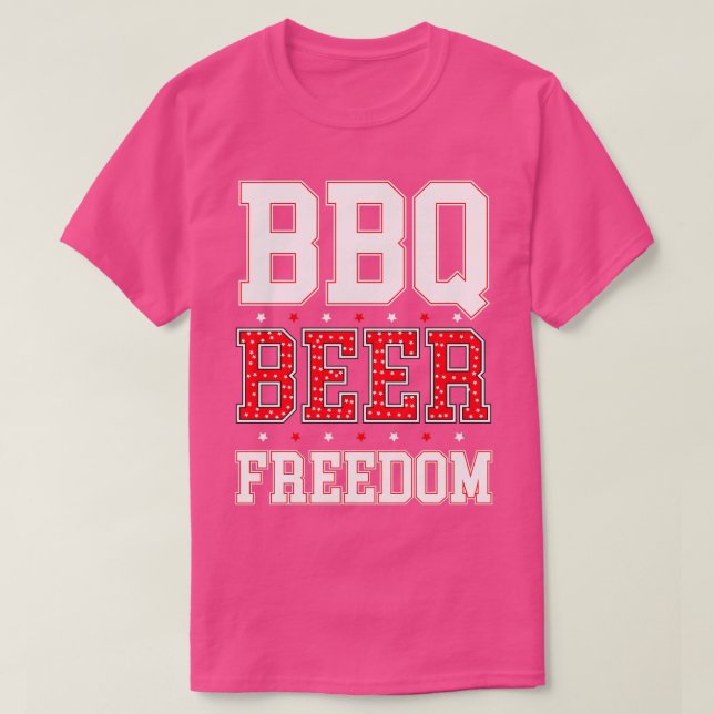 Camiseta LIBERTAD DE CERVEZA DE barbacoa (2) (Diseño del anverso)