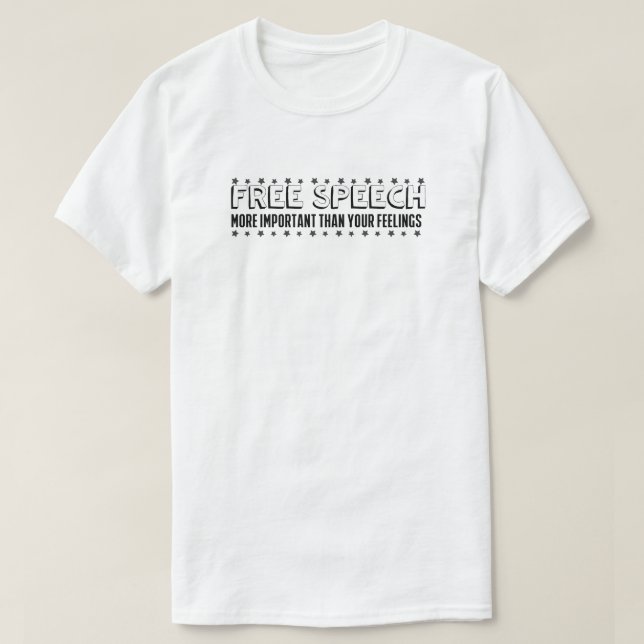 Camiseta Libertad de expresión (Diseño del anverso)