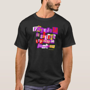 Camiseta Libertad de expresión Información