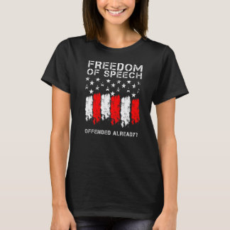 Camiseta Libertad de expresión primera enmienda derecho pro